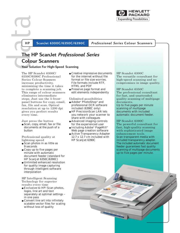 hp scanjet automatic document feeder