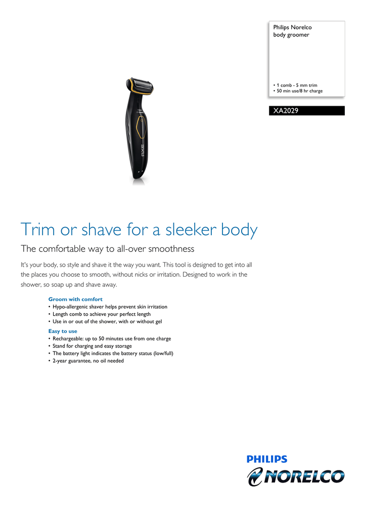 philips norelco xa2029