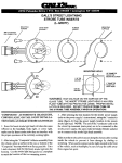 Gall's L-GR077 Strobe Tube Insert Manual | AI Chat &amp; PDF