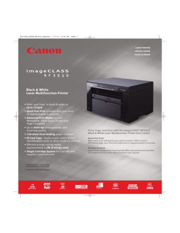 canon mf3010 how to scan