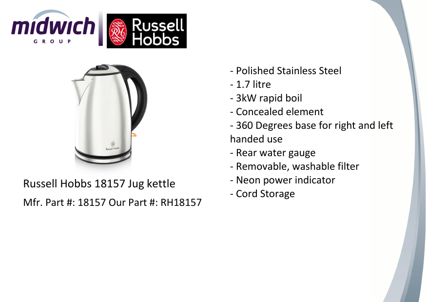 Russell Hobbs 18157 Jug kettle Manualzz