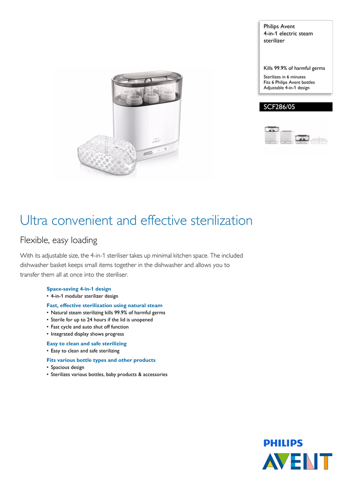 avent bottle sterilizer