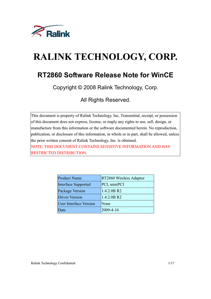 ralink wireless lan card utility windows 7