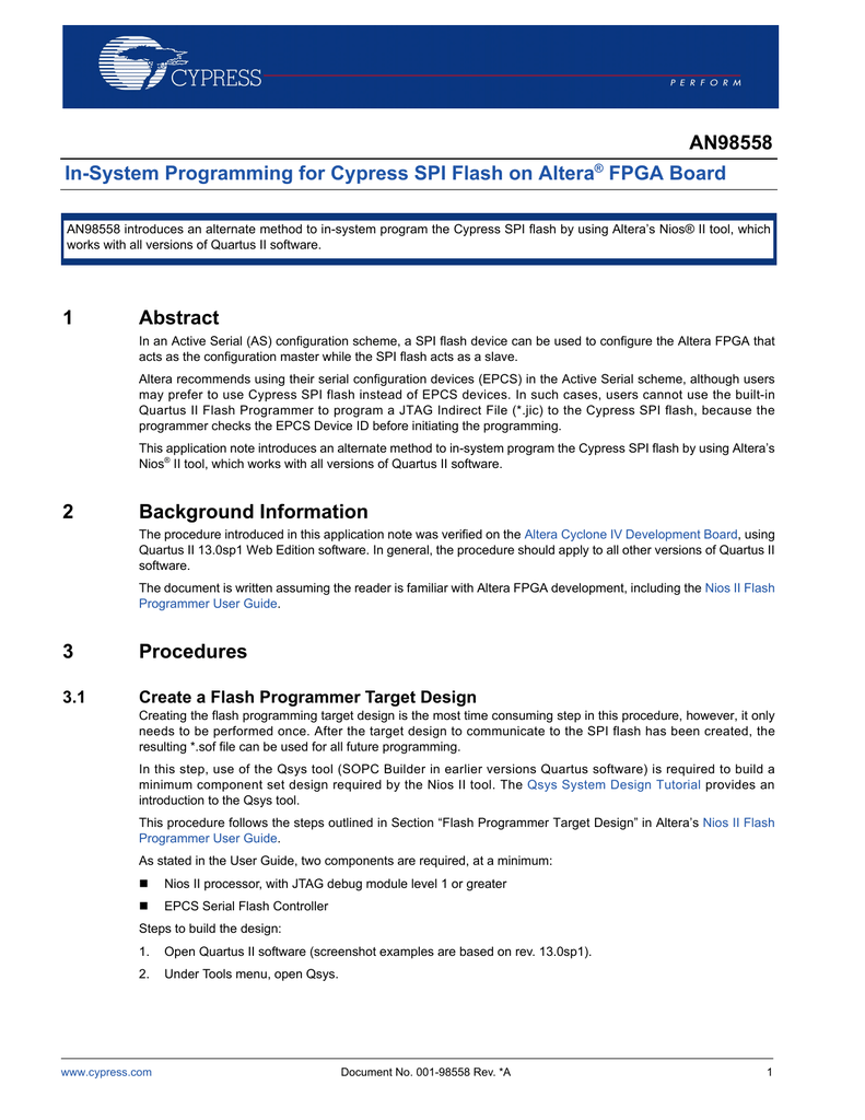 altera quartus ii programmer