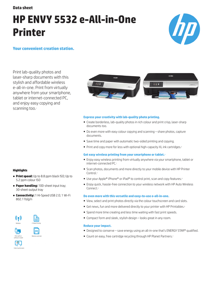 hp envy 5532 ink