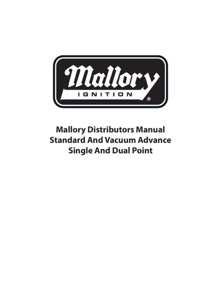 39 Mallory Dual Point Distributor Wiring Diagram - Wiring Diagram