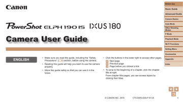 Canon 1090C001 Point & Shoot Digital Camera User guide | Manualzz