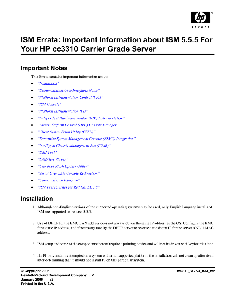 hp dmi tool cant read