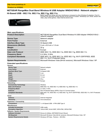 netgear wnda3100 windows 7 drivers