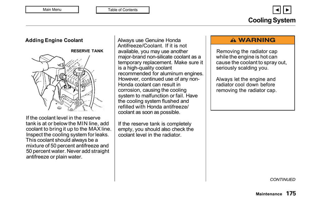 Cooling System  Manualzz