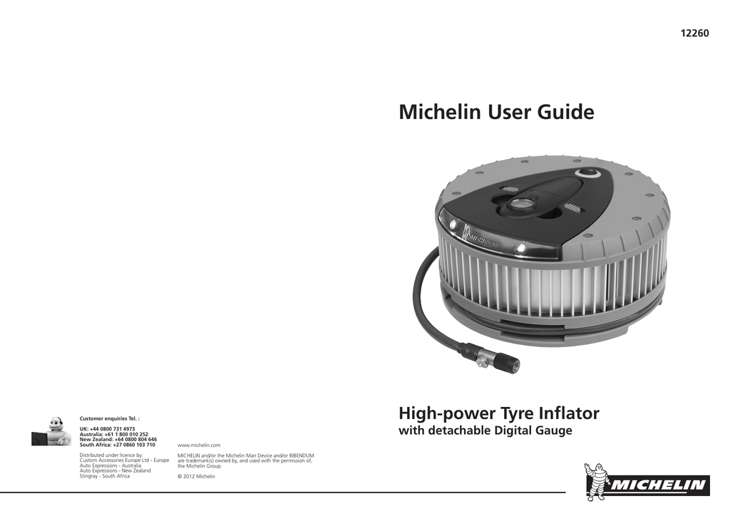 michelin digital tyre inflator