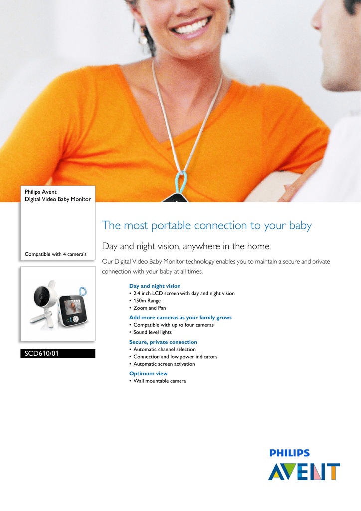 Scd610 01 Philips Digital Video Baby Monitor Manualzz