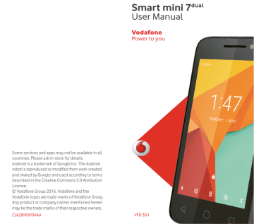Vodafone Vfd 301 Instructions Manualzz