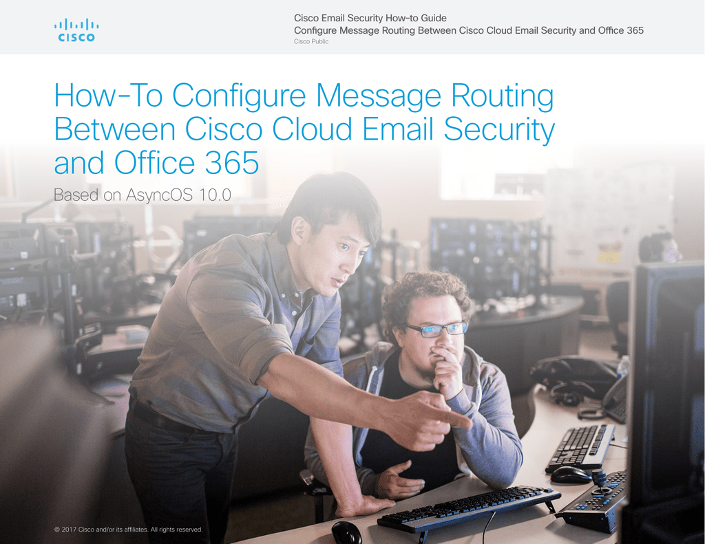 Cisco Cloud Email Security Deployment Guide Cisco Cloud Email Security Deployment Guide