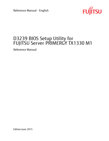 D3239 Bios Setup Utility For Fujitsu Server Primergy Tx13 M1 Manualzz