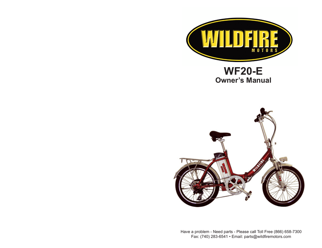 wildfire dirt bike parts