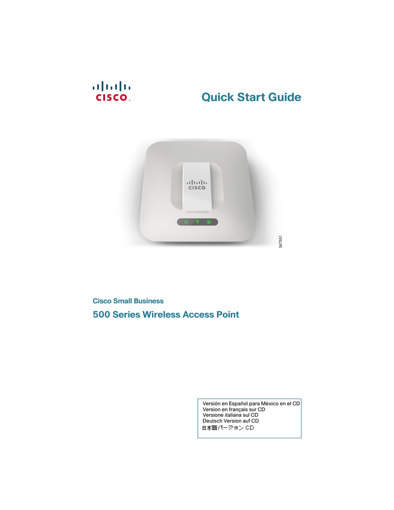 Cisco Small Business 500 Series Wireless Access Point