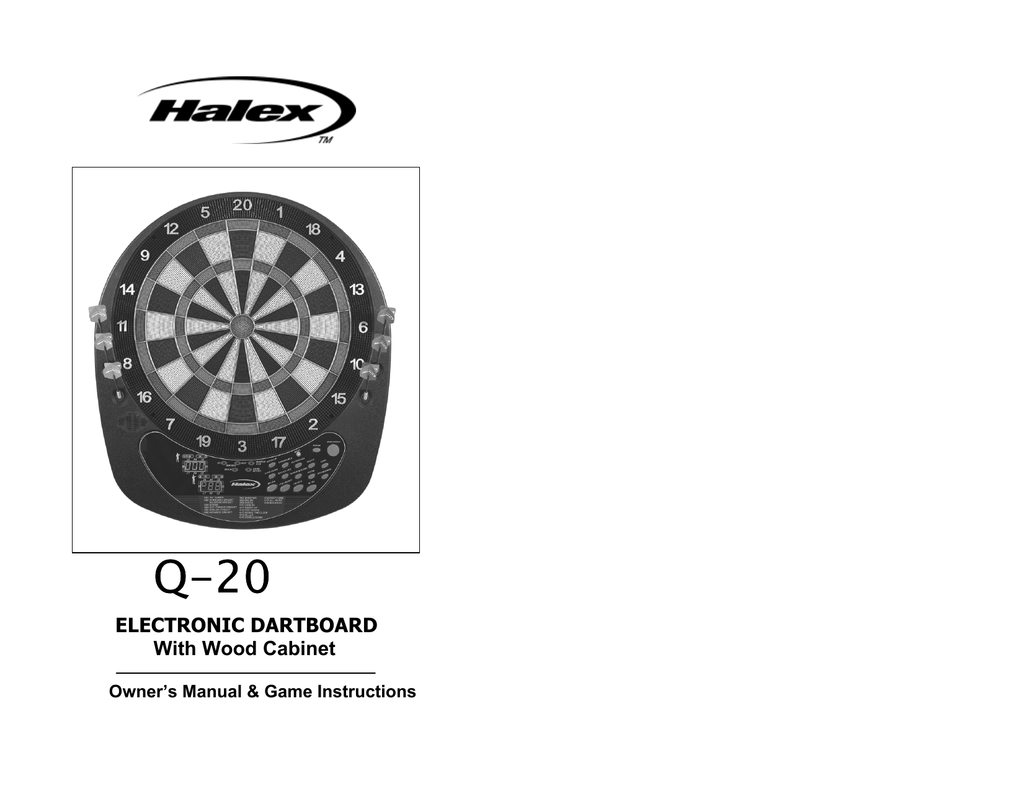 Regent halex dartboard manual 64464