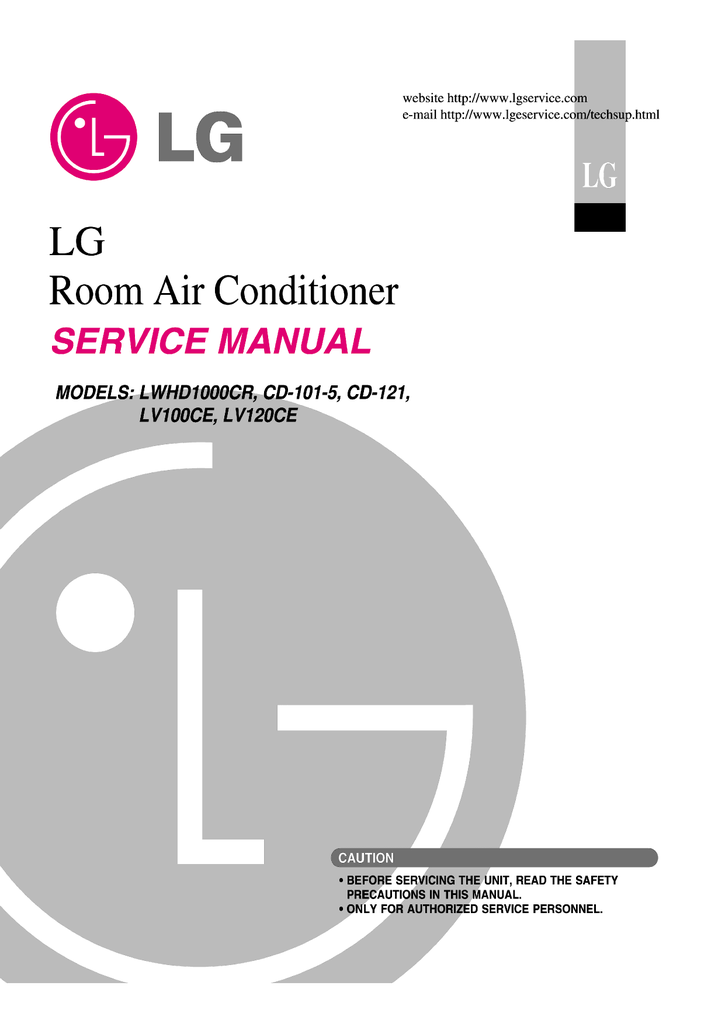 Lg Cd 121 Air Conditioner Owner S Manual Manualzz