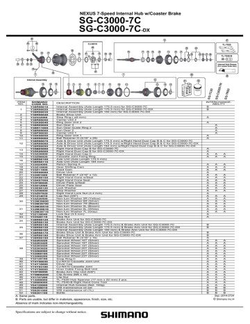 Cono Sinistro Shimano SG-C3000-7R - Ricambio Per Mulinelli Nexus - Foto 9