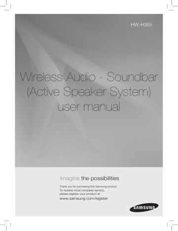 Wireless Audio - Soundbar (Active Speaker System) user manual | Manualzz