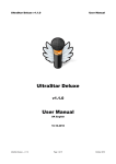 UltraStar Deluxe User Manual
