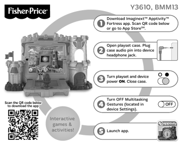 Mattel Imaginext Apptivity Fortress Instruction Sheet | Manualzz