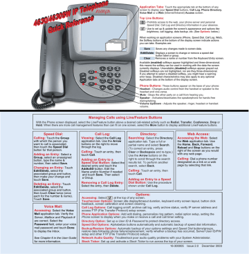 Avaya 4630SW IP Phone User manual | Manualzz
