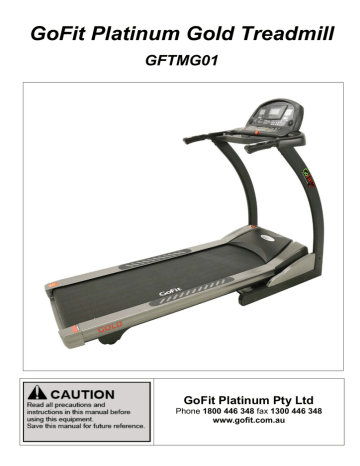 Gofit best sale platinum treadmill