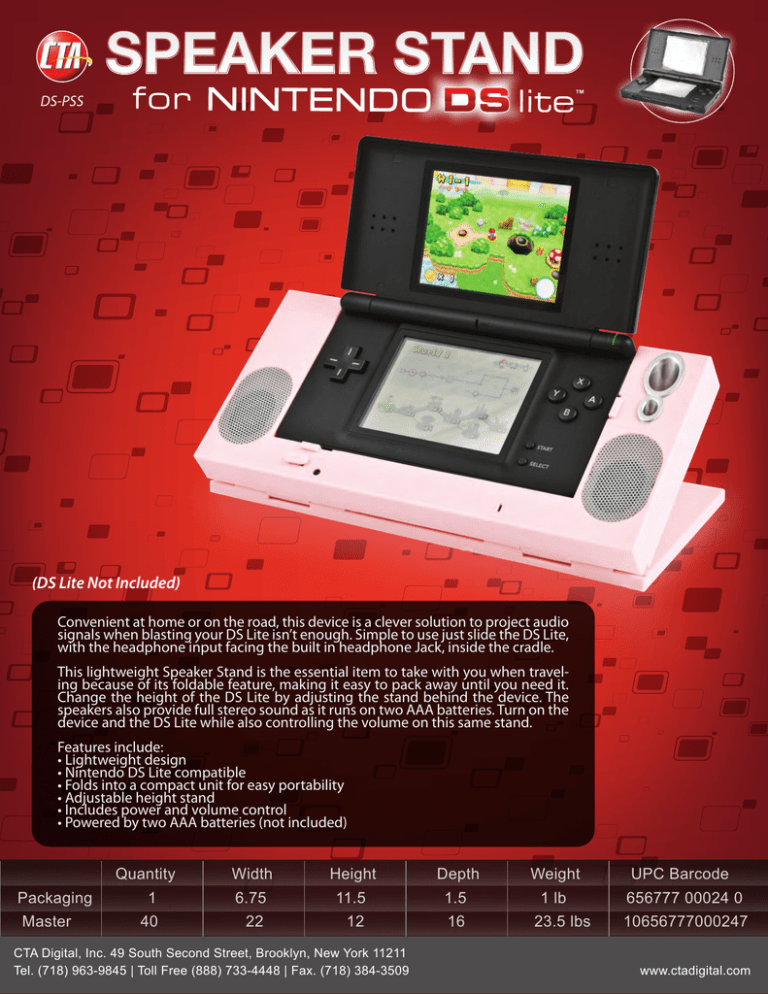 Ds Lite Not Included Manualzz