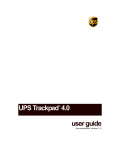 UPS Trackpad 4.0 Trackpad User Guide
