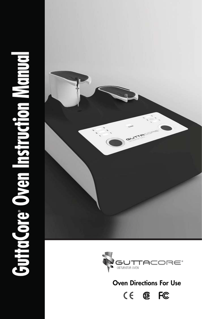 GuttaCore Oven Manual_DFU_EN | Manualzz