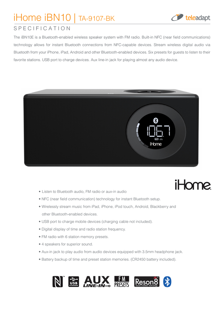 ihome ibn10