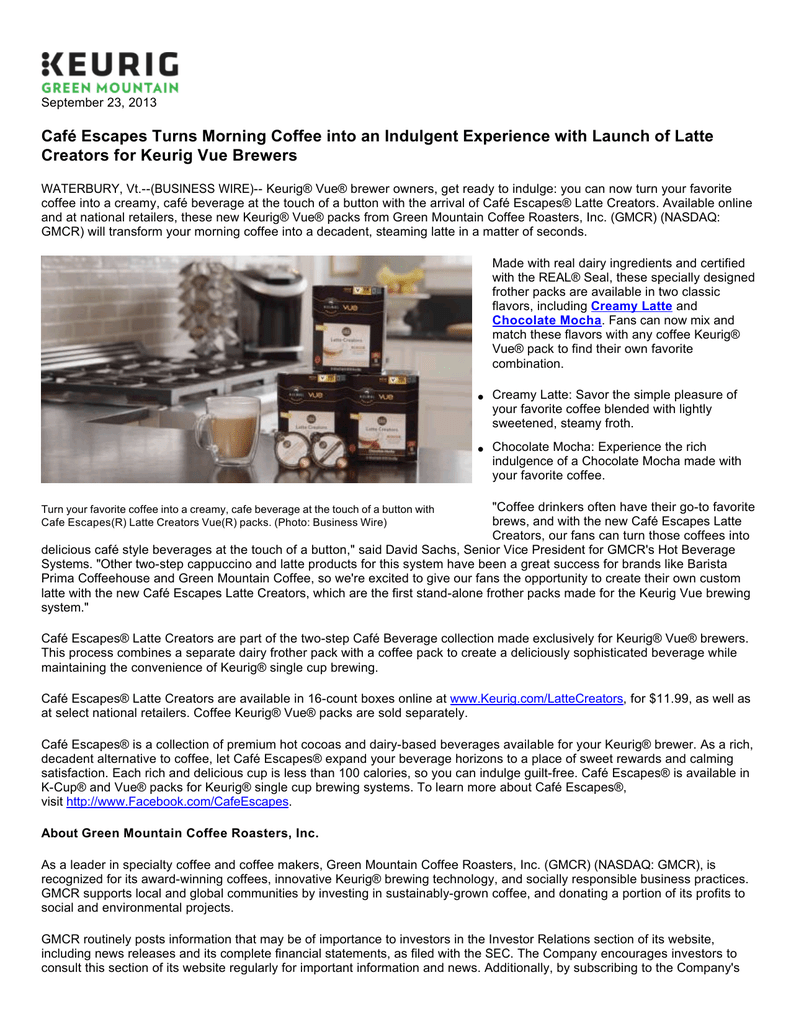 Café Escapes Turns Morning Coffee into 