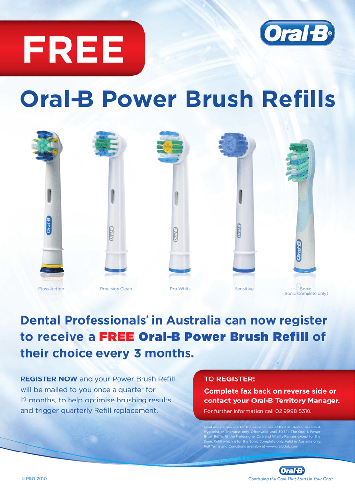 oral b only for dental professionals