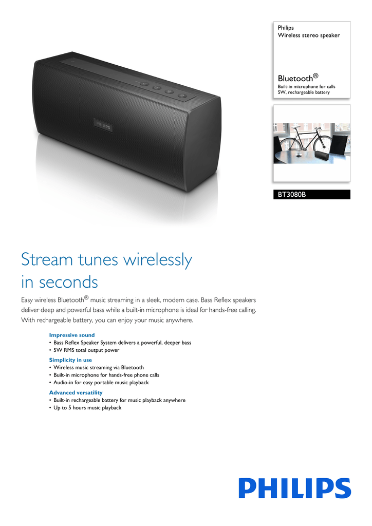philips wireless music system