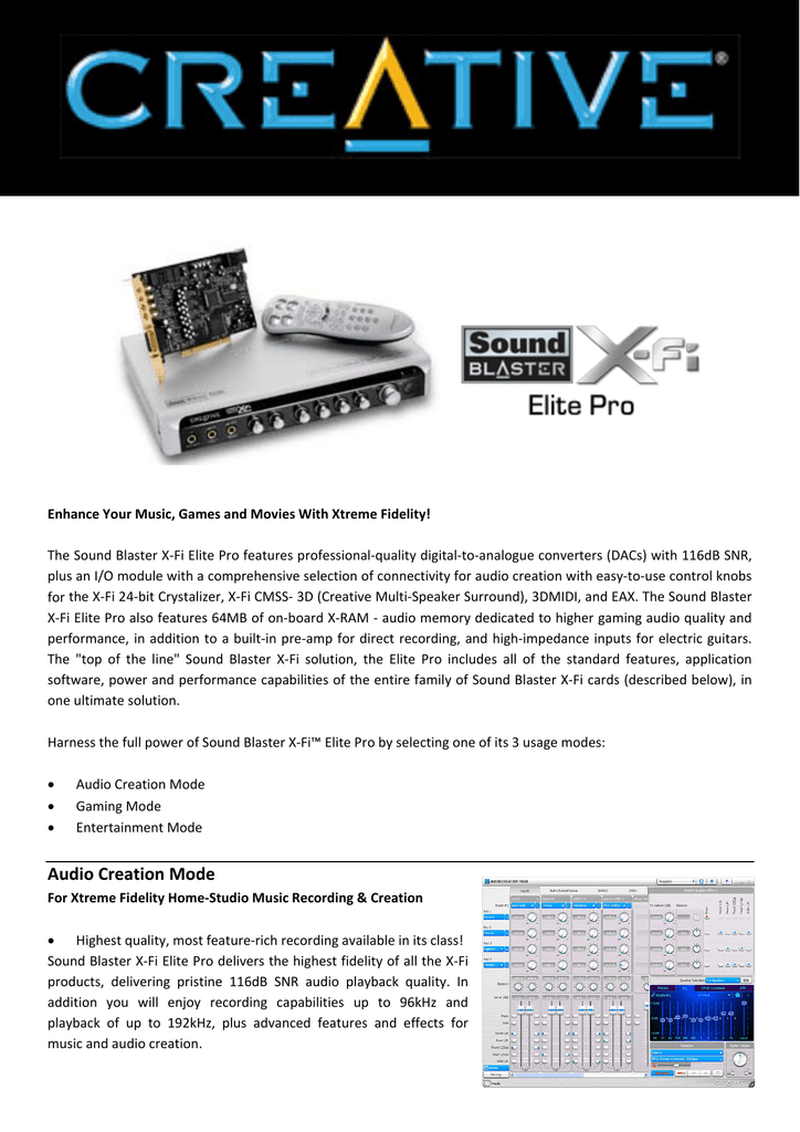 Eax Advanced Hd 5.0 Drivers Eax Advanced Hd 5.0 Drivers