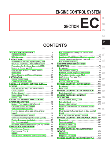 Engine Control System Section Ec Manualzz