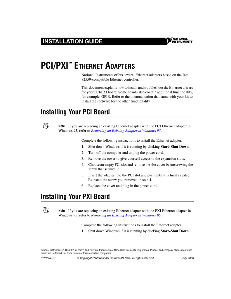 INTEL 8255X-BASED PCI ETHERNET DRIVER PC INTEL 8255X-BASED PCI ETHERNET DRIVERS (2019)