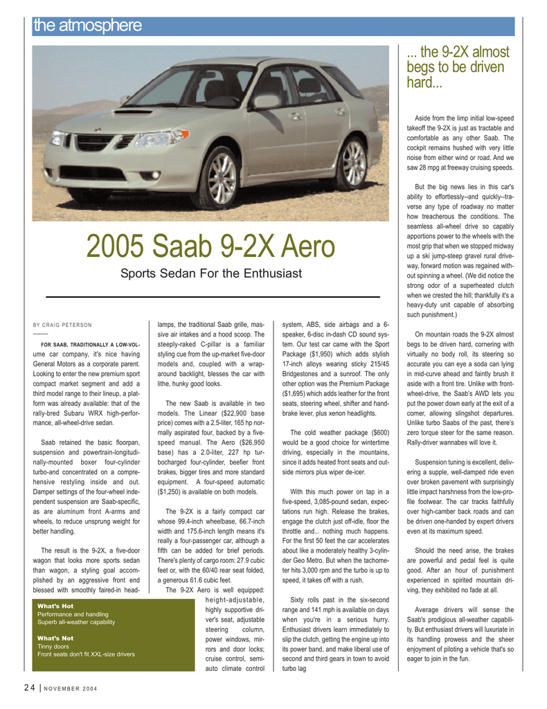 05 Saab 9 2x Aero Manualzz