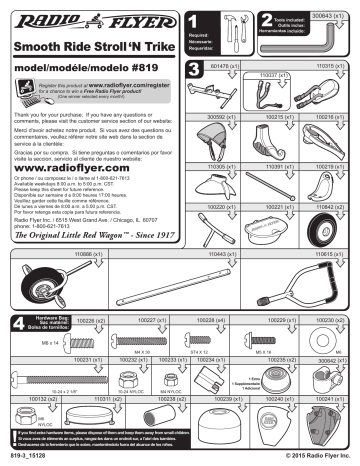 radio flyer 3 in 1 trike manual