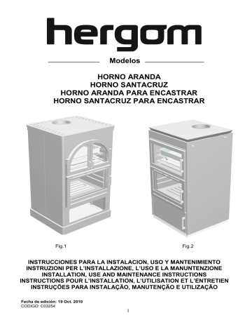Modelos HORNO ARANDA HORNO SANTACRUZ | Manualzz