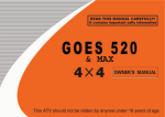 GOES 520, 520 MAX : Manuel d'utilisation + Chat IA
