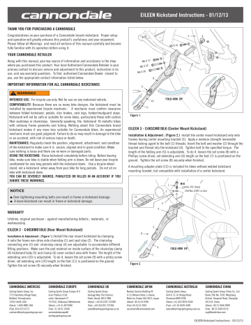 cannondale kickstand compatibility