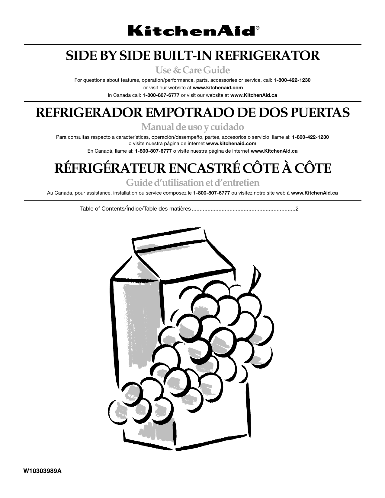 KitchenAid KSSC48FTS Fridge User manual Manualzz