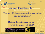 OCS Inventory &amp; GLPI, Manuel avec IA Chat &amp; PDF