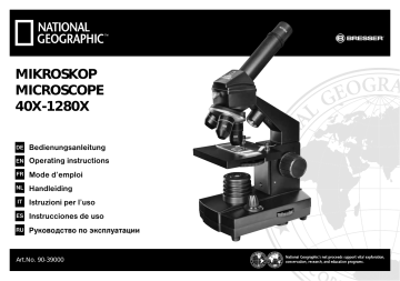 National Geographic 9039000 40-1280x Microscope Owner Manual | Manualzz