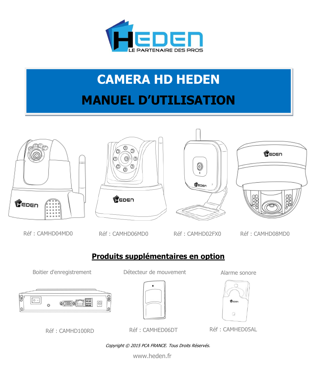 Caméra Heden Manualzz