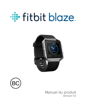 Fitbit Blaze Mode d'emploi | Manualzz