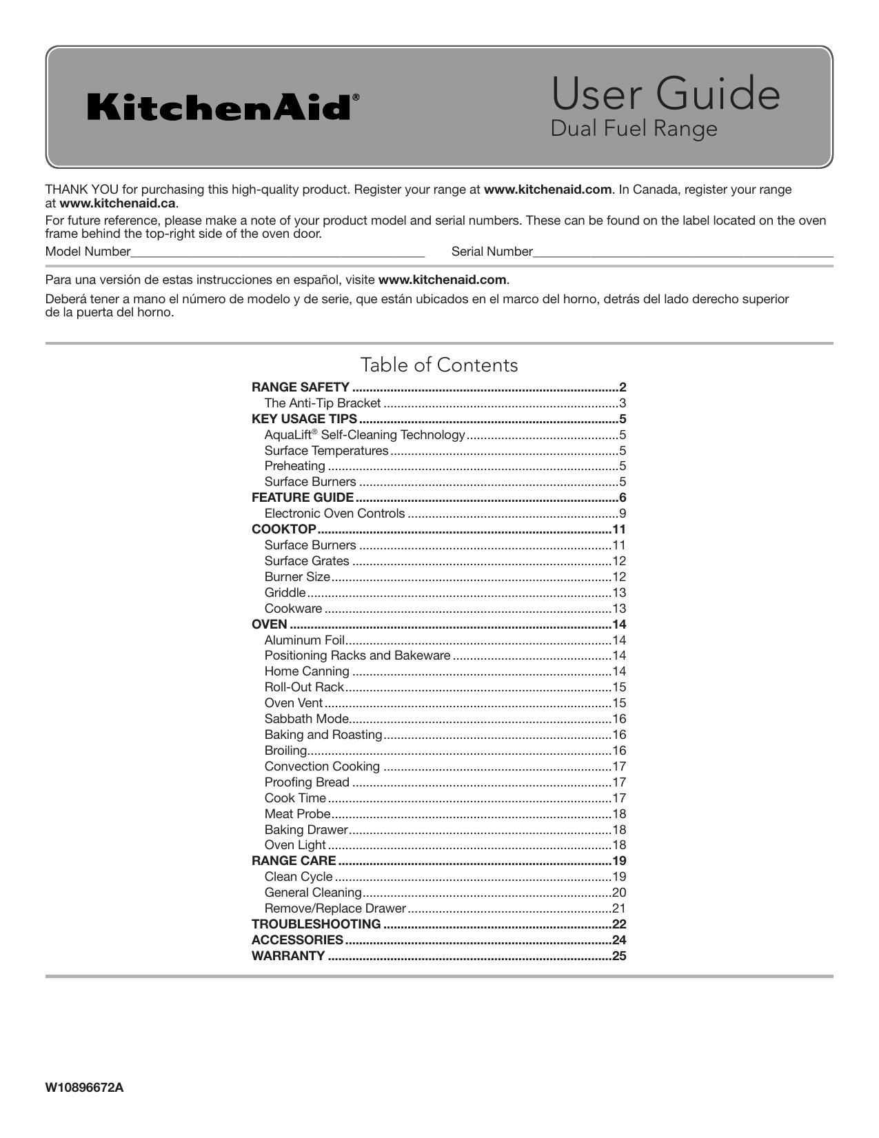 KitchenAid User Guide Manualzz